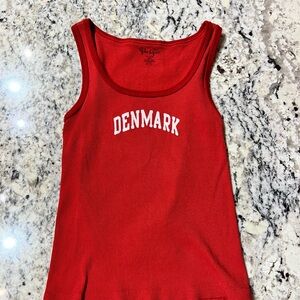 John Galt Red Tank Top